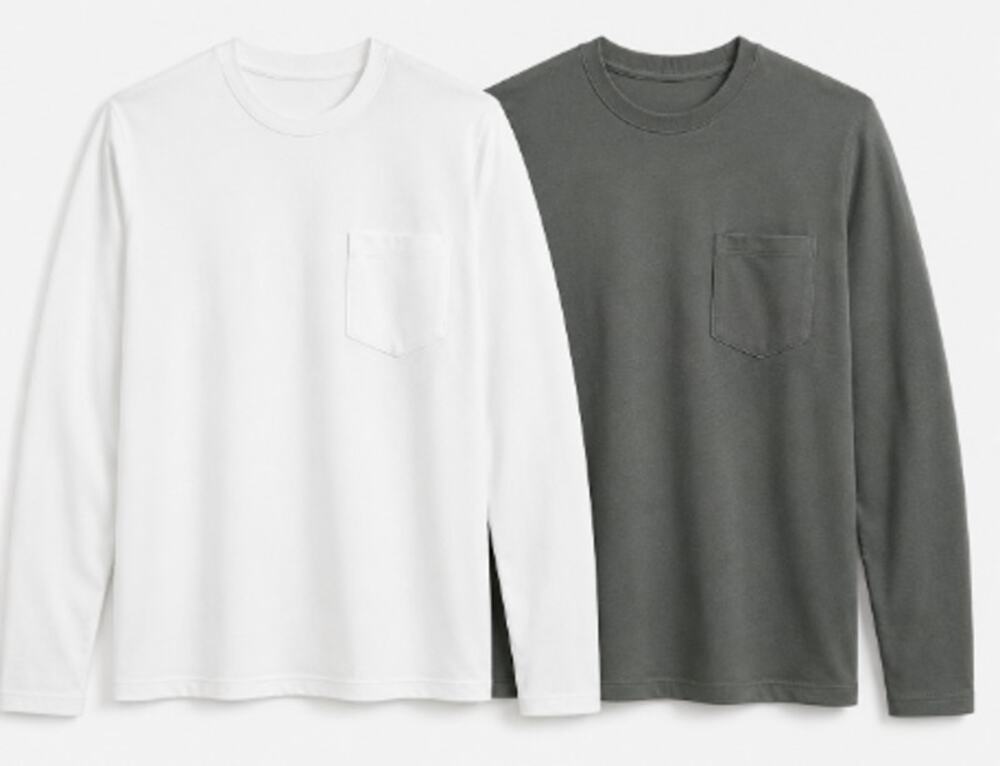 True Classic Heavyweight Pocket Long Sleeve Tee Bundle 3 Pack XL NWT
